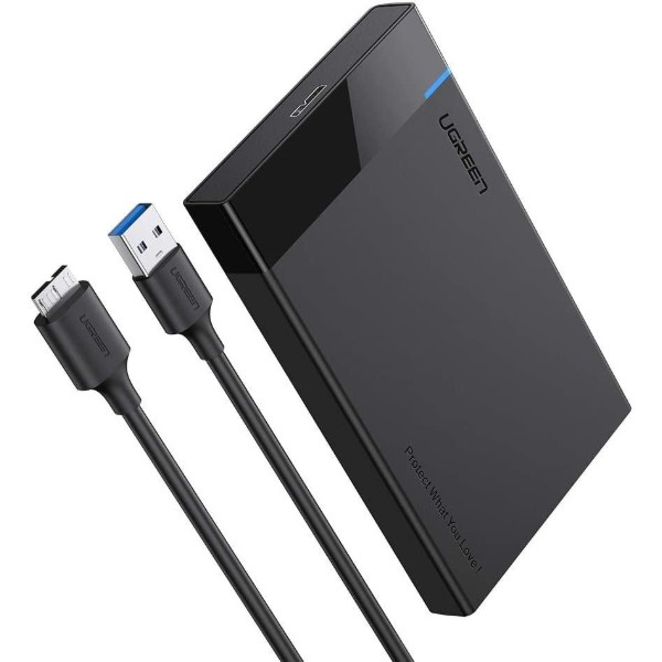 Фото - Зовнішня кишеня UGREEN M.2 для SATA HDD, SDD UGREEN 3.0 US221 Black (30848)