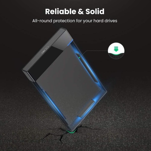 Фото - Зовнішня кишеня UGREEN M.2 для SATA HDD, SDD UGREEN 3.0 US221 Black (30848)