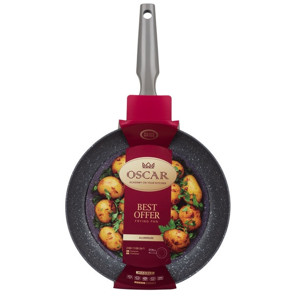 Фото - Сковорода універсальна OSCAR Best Offer 28 см (OSR-1108-28/1)