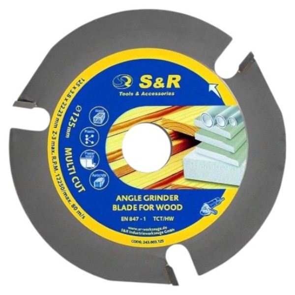 Фото - Диск алмазный S&R Multi Cut 125x22.2x3.8 мм (243003125)