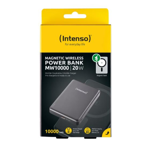 Фото - Батарея мобільна Intenso 10000MAH MAG GREY MW10000 (7344034)