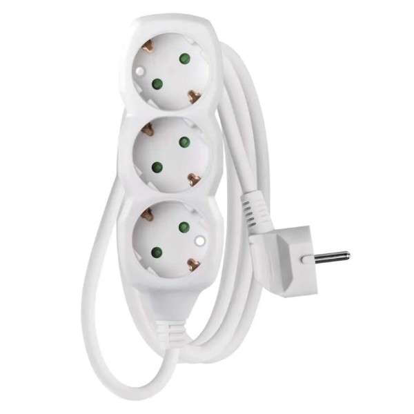 Фото - Подовжувач 220В EMOS P0321R, 3 розетки, 1,5 м.