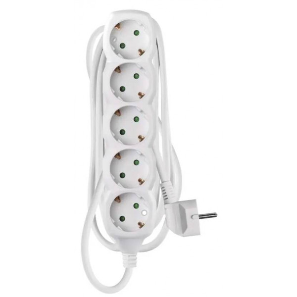 Фото - Подовжувач 220В EMOS P0523R, 5 розетки, 3 м. Фото - Подовжувач 220В EMOS P0523R, 5 розетки, 3 м.