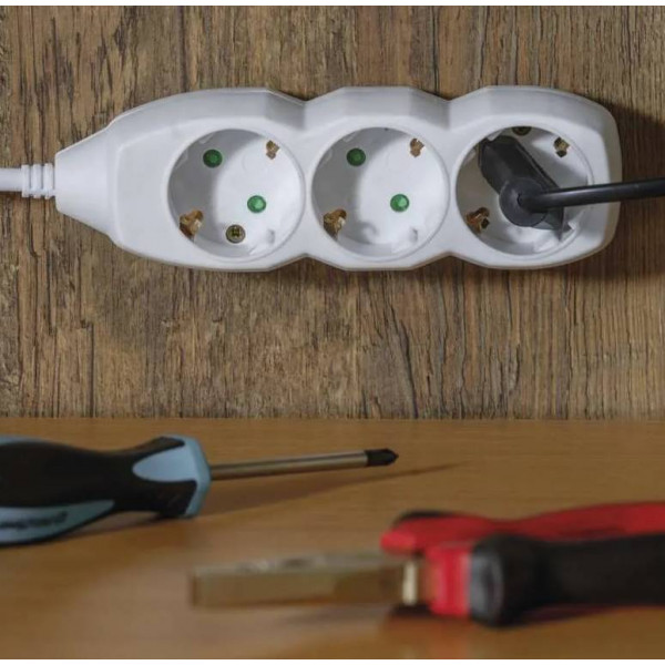 Фото - Подовжувач 220В EMOS P0523R, 5 розетки, 3 м.