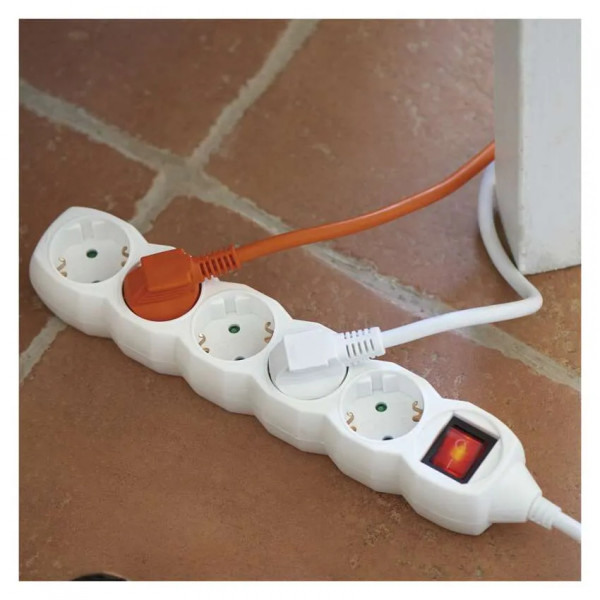 Фото - Подовжувач 220В EMOS P1522, 5 розеток, 2 м.