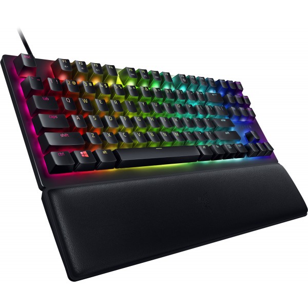 Фото - Клавиатура проводная игровая Razer Huntsman V2 Tenkeyless Red Optical Switch RU (RZ03-03940800-R3R1)