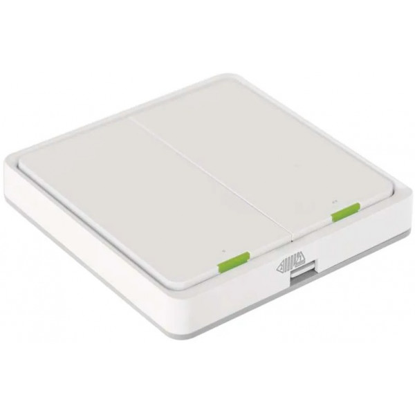 Фото - Бездротовий вимикач EMOS розумний H5012 GoSmart 2 кнопки, білий