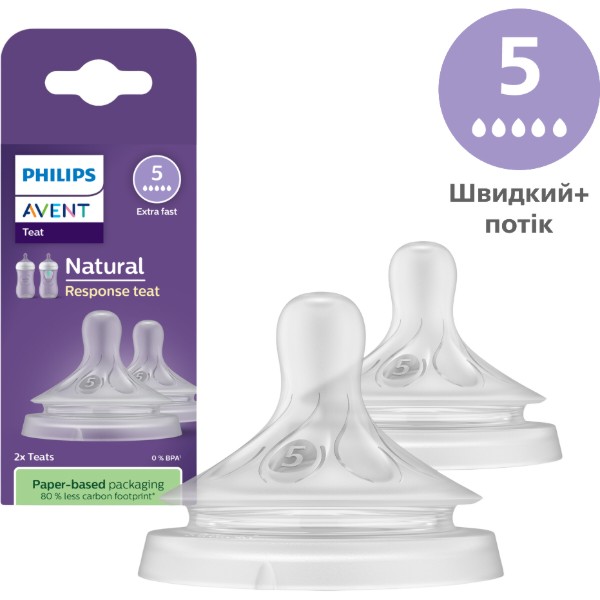 Фото - Большой поток соска детская силиконовая Philips AVENT Natural природный быстрый поток, от 6 мес., 2 шт. (SCY965/02) Фото - Большой поток соска детская силиконовая Philips AVENT Natural природный быстрый поток, от 6 мес., 2 шт. (SCY965/02)