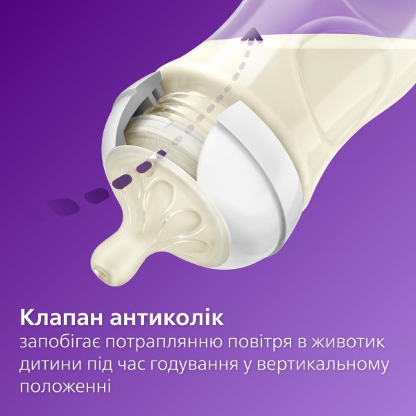 Фото - Большой поток соска детская силиконовая Philips AVENT Natural природный быстрый поток, от 6 мес., 2 шт. (SCY965/02)