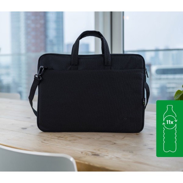 Фото - Сумка для ноутбуку Trust Bologna 16" Eco Black (24447)