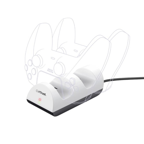 Фото - Зарядна станція для геймпада Trust GXT 254 for PS5, White (24451_TRUST)