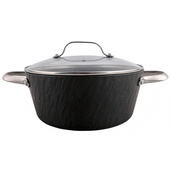 Фото - Кастрюля Pepper Графен 24х10 см 3,5 л (PR-2230) Фото - Кастрюля Pepper Графен 24х10 см 3,5 л (PR-2230)