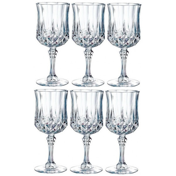 Фото - Набір келихів Eclat Longchamp 6х170 мл для белого вина (L7552)