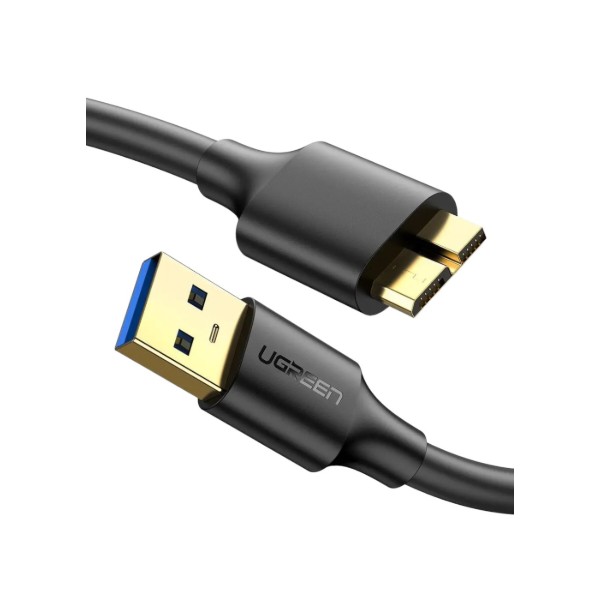 Фото - Кабель UGREEN US130 USB 3.0 A Male to Micro USB 3.0 Male 0.5m Black (10840)