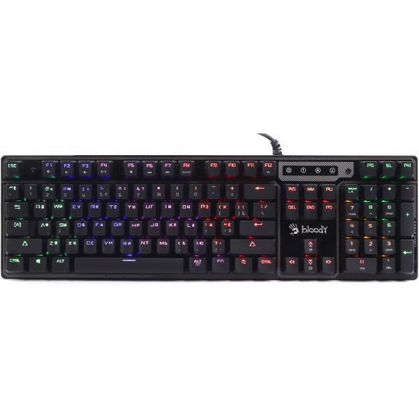 Фото - Клавиатура проводная игровая Bloody B750N (Black) Фото - Клавиатура проводная игровая Bloody B750N (Black)