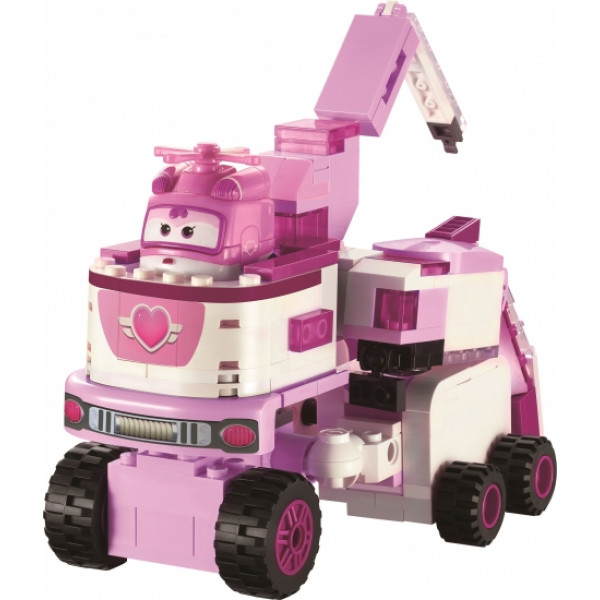 Фото - Робот-трансформер Super Wings Small Blocks 2-in-1 Buildable Transforming Vehicle Dizzy Діззі (EU385006)