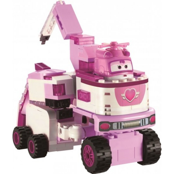 Фото - Робот-трансформер Super Wings Small Blocks 2-in-1 Buildable Transforming Vehicle Dizzy Діззі (EU385006)