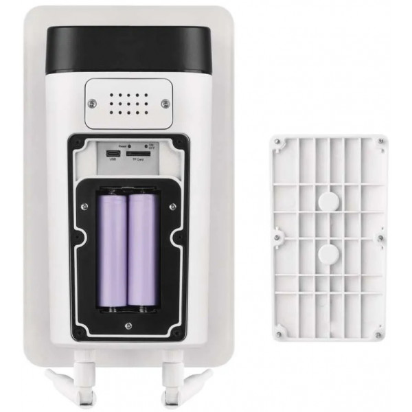 Фото - IP-камера EMOS умная H4056 GoSmart наружная с Wi-Fi, солнечной панелью и аккумулятором, белая