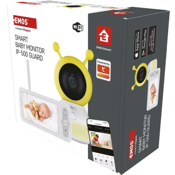 Фото - Радіоняня EMOS поворотна H4052 з екраном і Wi-Fi