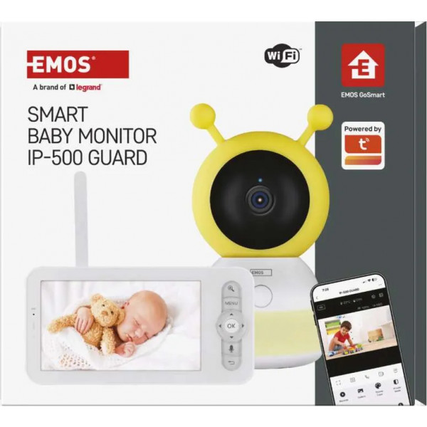 Фото - Радіоняня EMOS поворотна H4052 з екраном і Wi-Fi