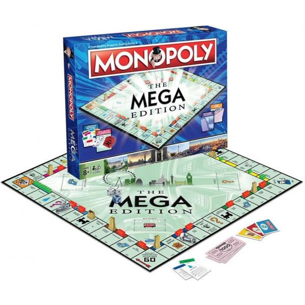 Фото - Настільна гра (8+) Winning Moves Monopoly The Mega Edition (2459)