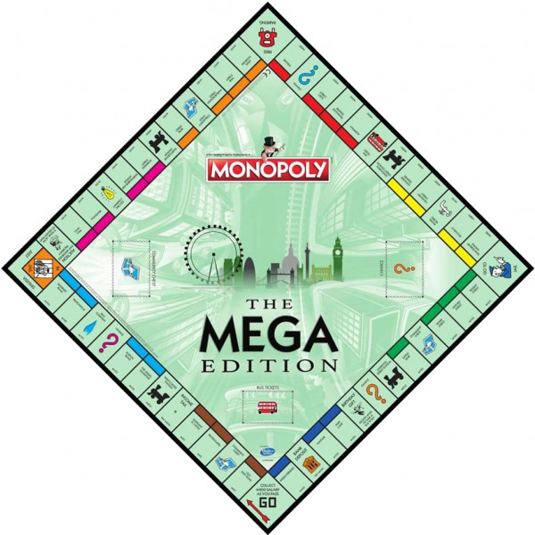 Фото - Настільна гра (8+) Winning Moves Monopoly The Mega Edition (2459)