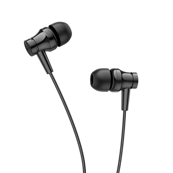 Фото - Наушники вкладыши проводные BOROFONE BM67 Talent universal earphones with mis Black (6974443382891)