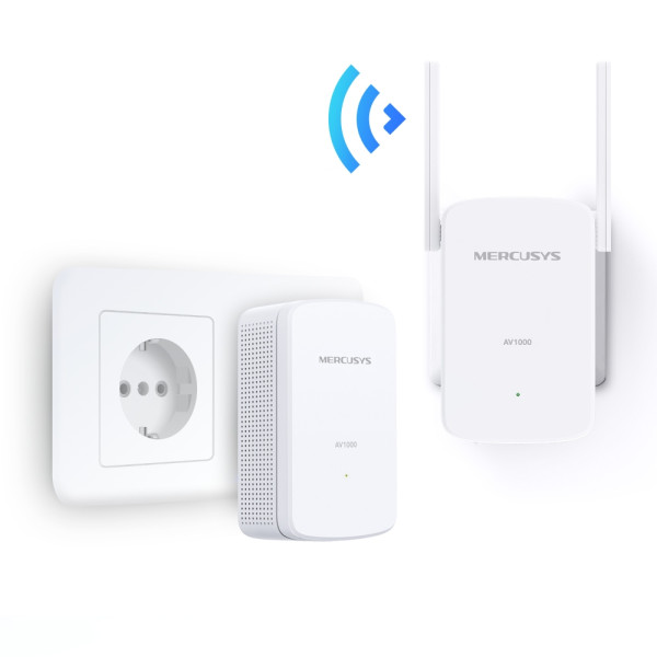Фото - Powerline-адаптер Mercusys AV1000 Gigabit (MP510 KIT)