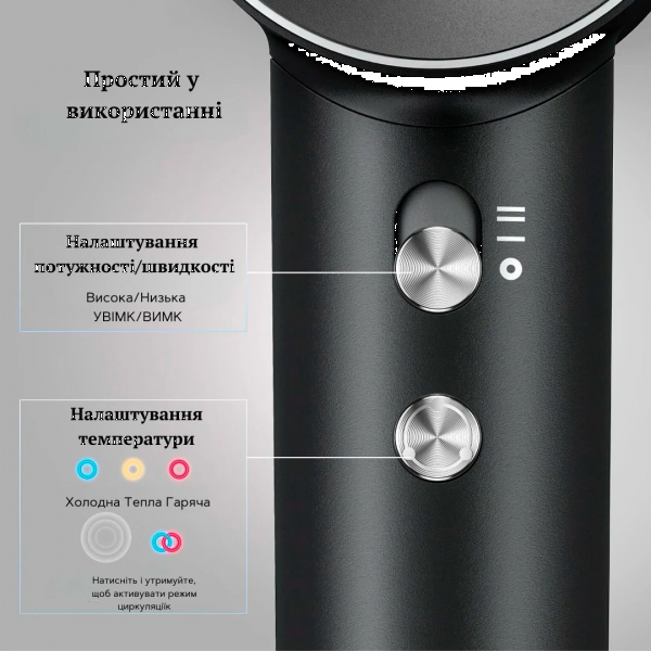 Фото - Фен Laifen Swift Special чорний (1HD50-G-EU-BL-004)