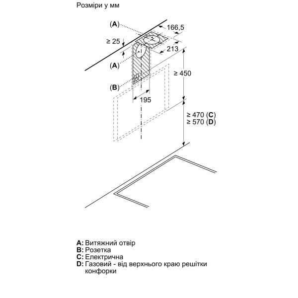 Фото - Вытяжка декоративная Bosch DWK66PJ60T