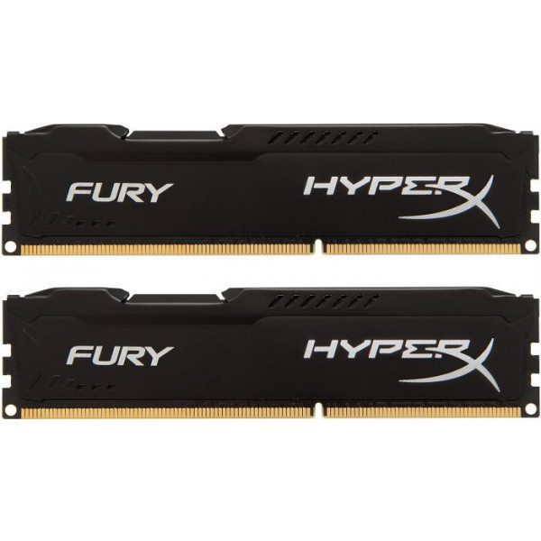 Фото - Память DDR Kingston HyperX Fury DDR3 2x4GB/1866 (HX318C10FBK2/8) Black