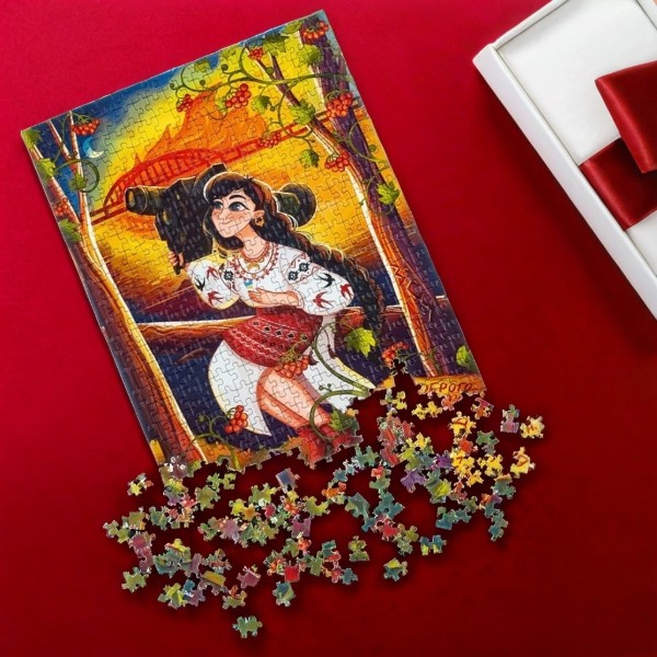 Фото - Пазли (8 +) De.tail «Ukrainian girl with the javelin» (DT500-07)