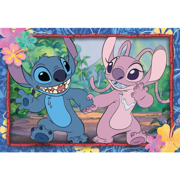 Фото - Пазли (3-4 роки) Clementoni Disney Stitch 2 шт. по 20 ел. (24809)