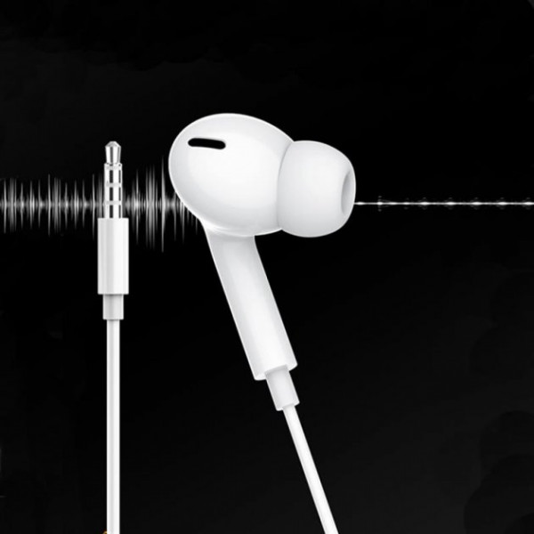 Фото - Навушники вкладиші дротові SkyDolphin SR18 White (HF-000461)