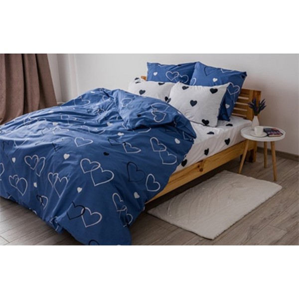 Фото - Комплект постельного белья ТЕП NAVY BLUE LOVE 31 (2-00880_24497)