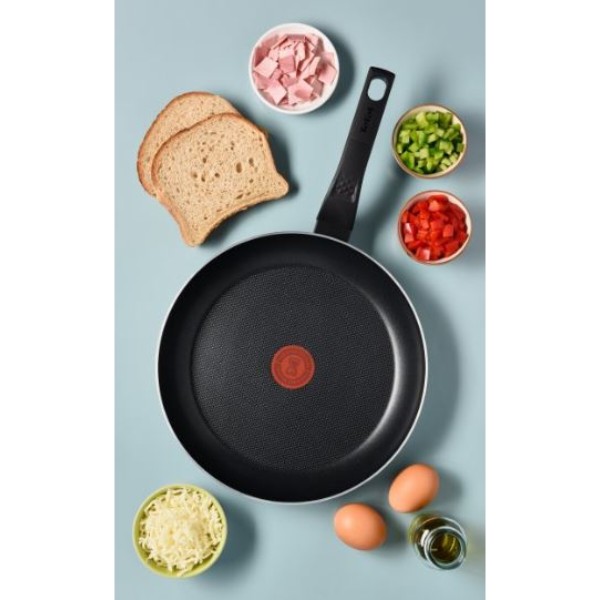 Фото - Сковорода універсальна Tefal B5550453 EXTRA COOK&CLEAN 24 см