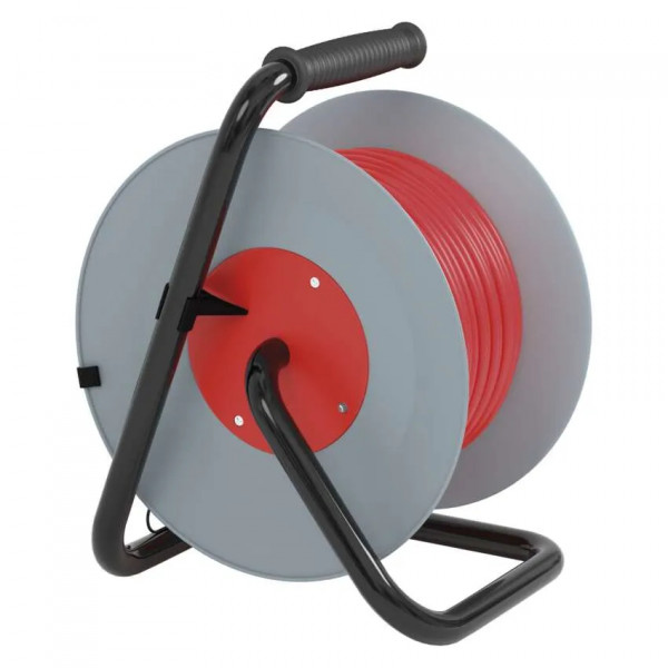 Фото - Подовжувач 220В EMOS на котушці EMOS P09225M 4 розетки, 25 м, гума