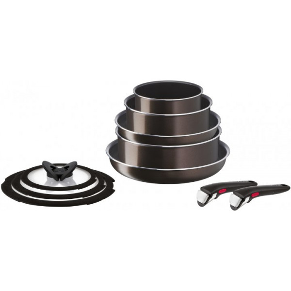 Фото - Набір посуду зі знімною ручкою Tefal L1509473 Ingenio XL Intense 10 пр