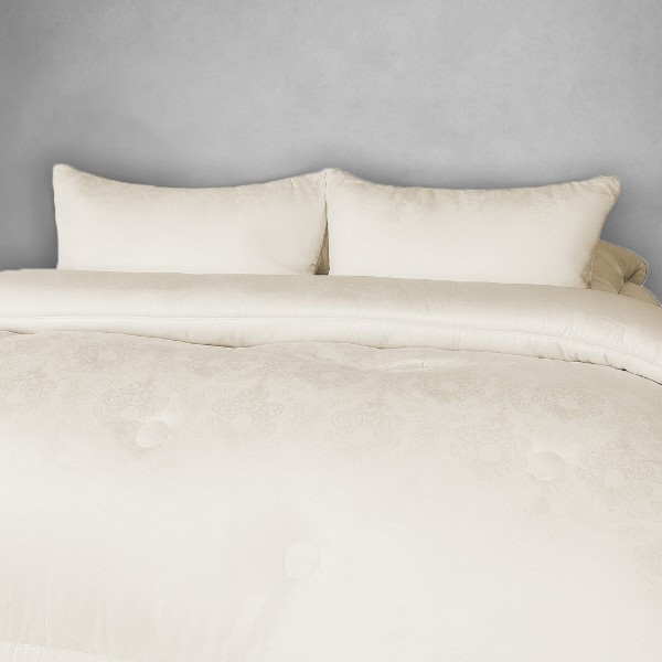 Фото - Ковдра демісезонна двоспальна євро MirSon Eco-Soft №1549 Ferrero Vanilla 200x220 см (2200011171340)