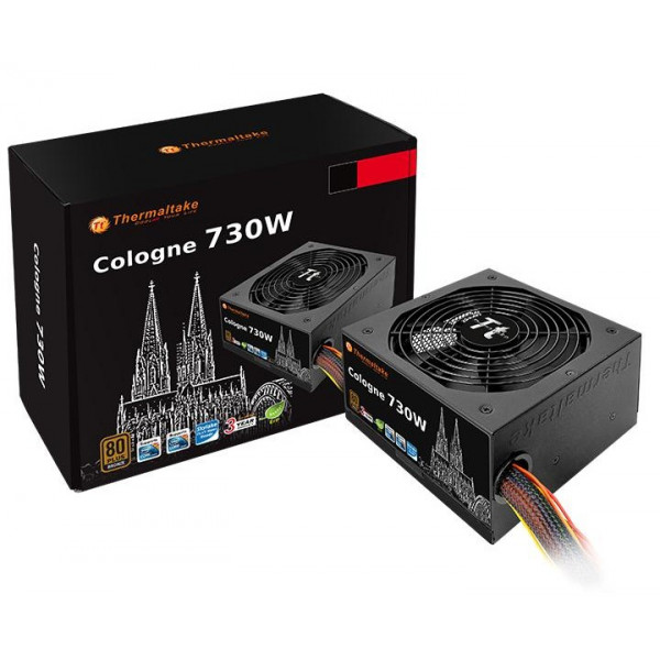 Фото - Блок живлення для ПК Thermaltake W00394RE 730W 2. 3/A-PFC 12CM FAN 80+ Bronze 730W (W0394RE)