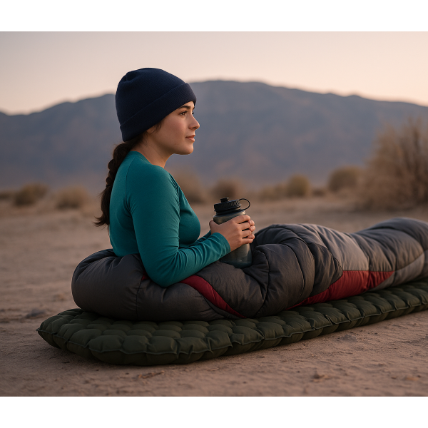 Фото - Туристичний килимок Highlander Nap-Pak Inflatable Sleeping Mat XL 5 cm Olive (AIR073-OG)