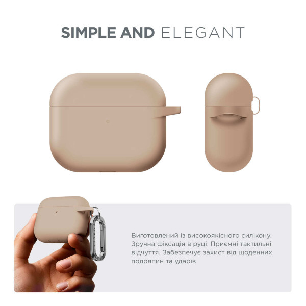 Фото - Чехол для наушников Armorstandart Hang Case for Apple AirPods 3 Pink Sand (ARM60321)
