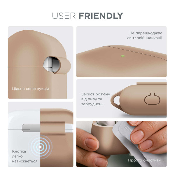 Фото - Чехол для наушников Armorstandart Hang Case for Apple AirPods 3 Pink Sand (ARM60321)
