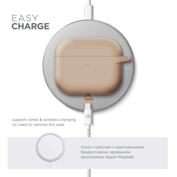 Фото - Чехол для наушников Armorstandart Hang Case for Apple AirPods 3 Pink Sand (ARM60321)