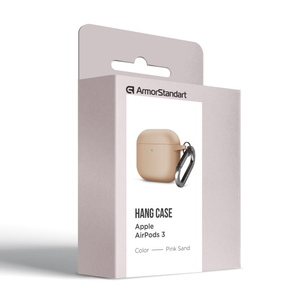 Фото - Чехол для наушников Armorstandart Hang Case for Apple AirPods 3 Pink Sand (ARM60321)