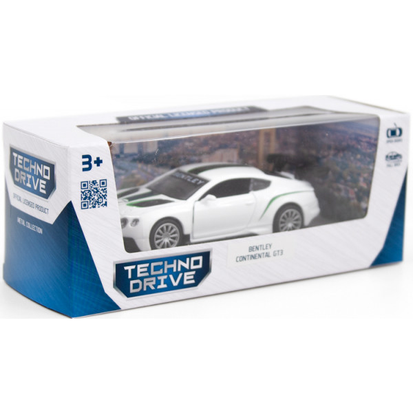 Фото - Автотранспорт TechnoDrive Bentley Continental GT3 біла (250258)