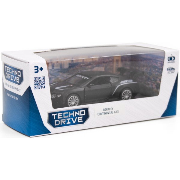 Фото - Автотранспорт TechnoDrive Bentley Continental GT3 матова чорна (250259)