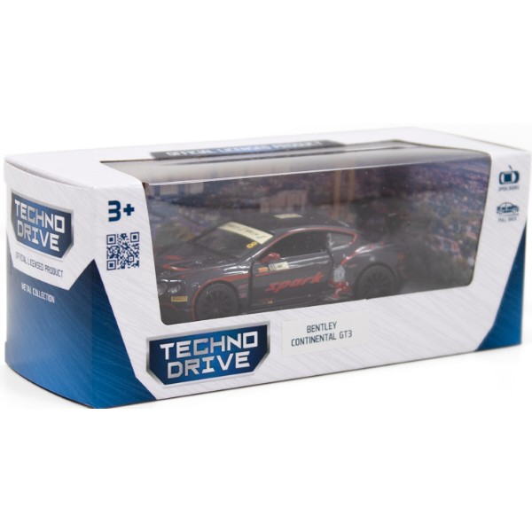 Фото - Автотранспорт TechnoDrive Bentley Continental GT3 чорна (250260)