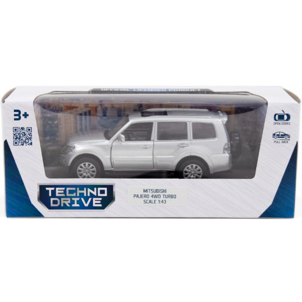 Фото - Автотранспорт TechnoDrive Mitsubishi 4WD Turbo срібляста (250282)