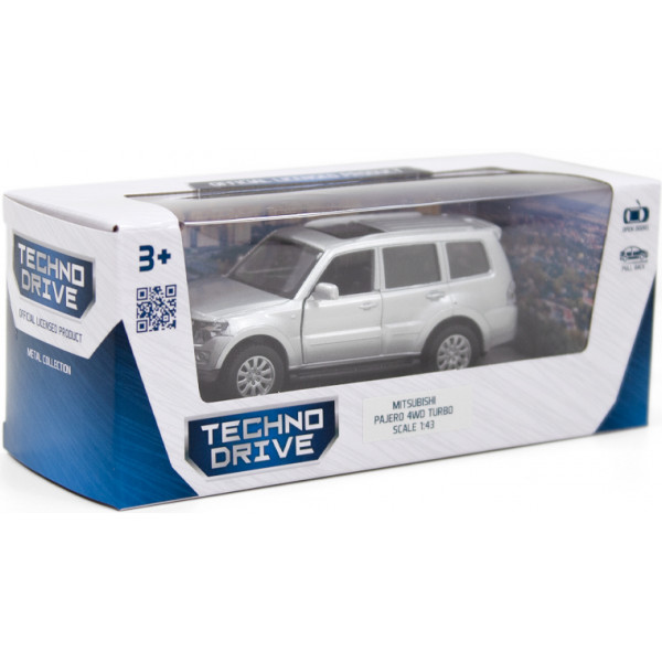 Фото - Автотранспорт TechnoDrive Mitsubishi 4WD Turbo срібляста (250282)